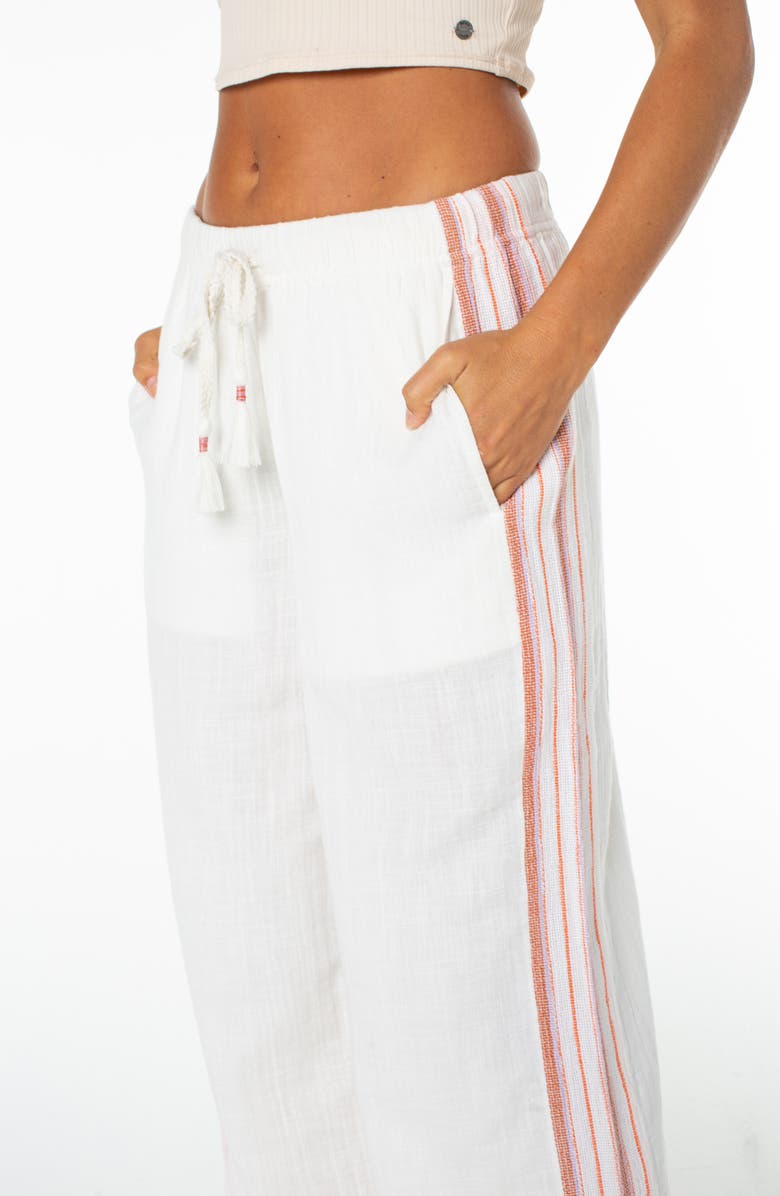 Roxy Fiesta Siesta Wide Leg Pants, Alternate, color, Cloud Dancer