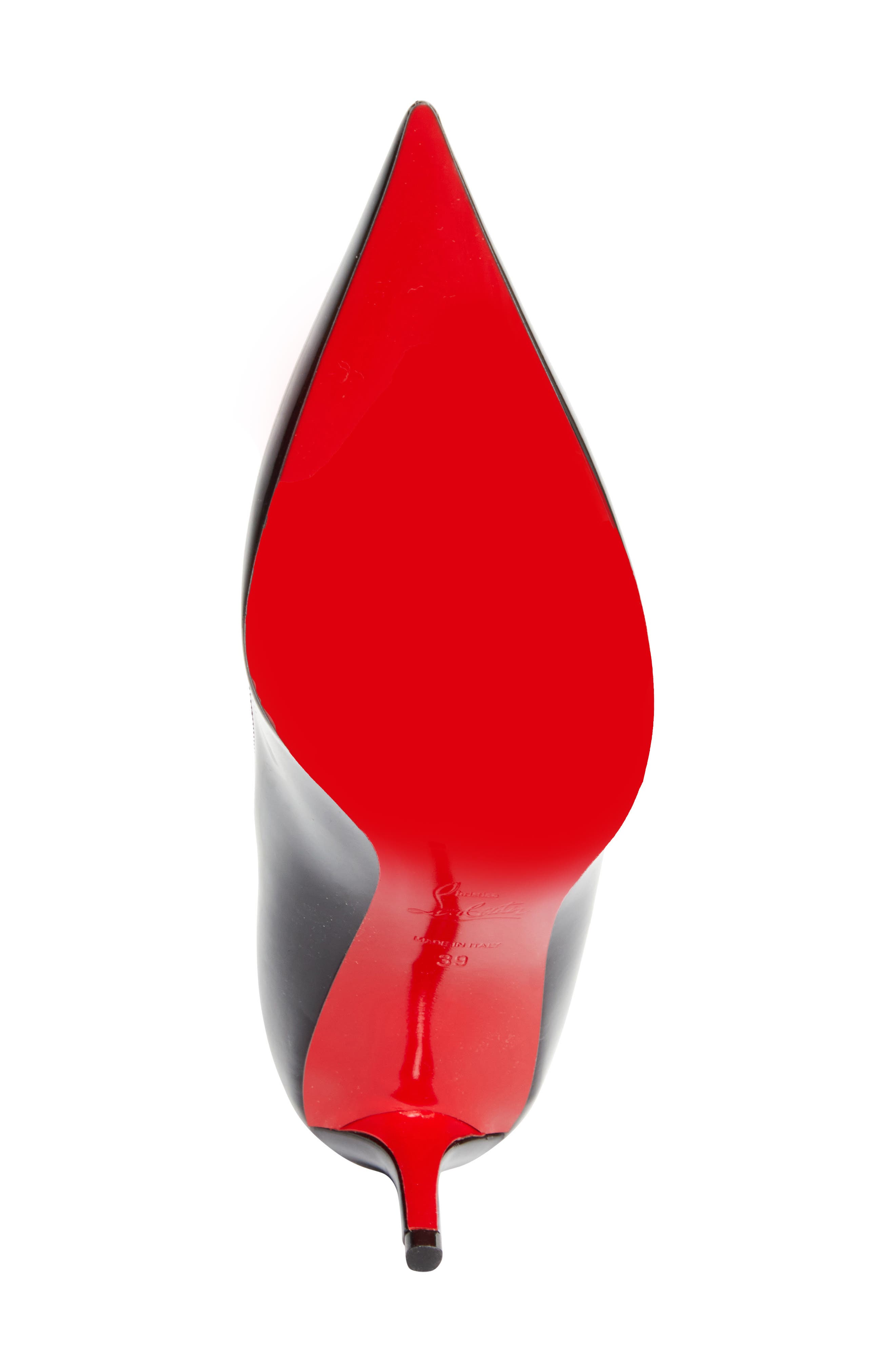 Christian Louboutin Miss Z Pointed Toe Pump, Alternate, color, Black