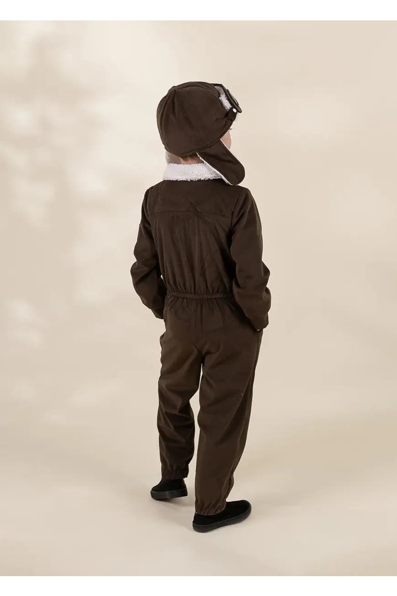 Aviator Play Costume, Alternate, color, Dark Brown