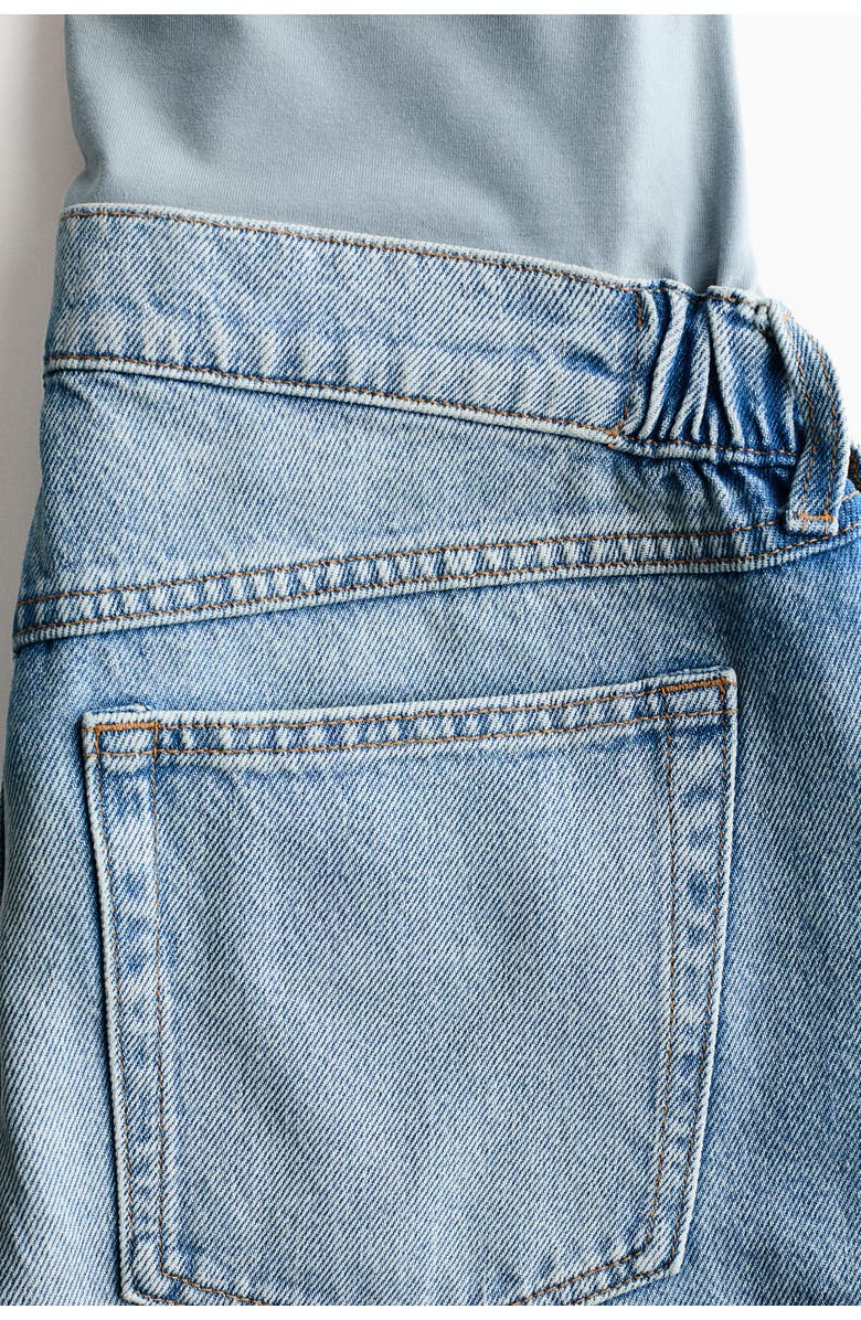 H&M Mama Straight Ankle Jeans, Alternate, color, Light Denim Blue