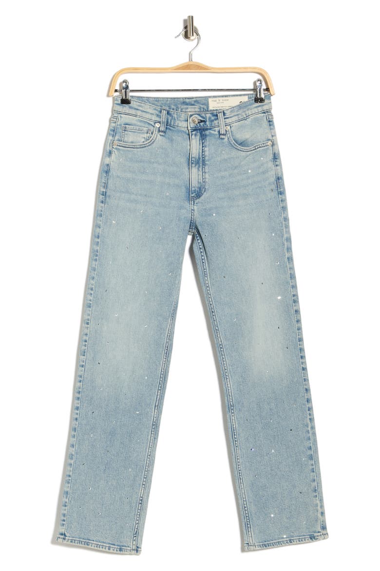 Hattie Straight Leg Jeans, Alternate, color, BOURNE JEWEL