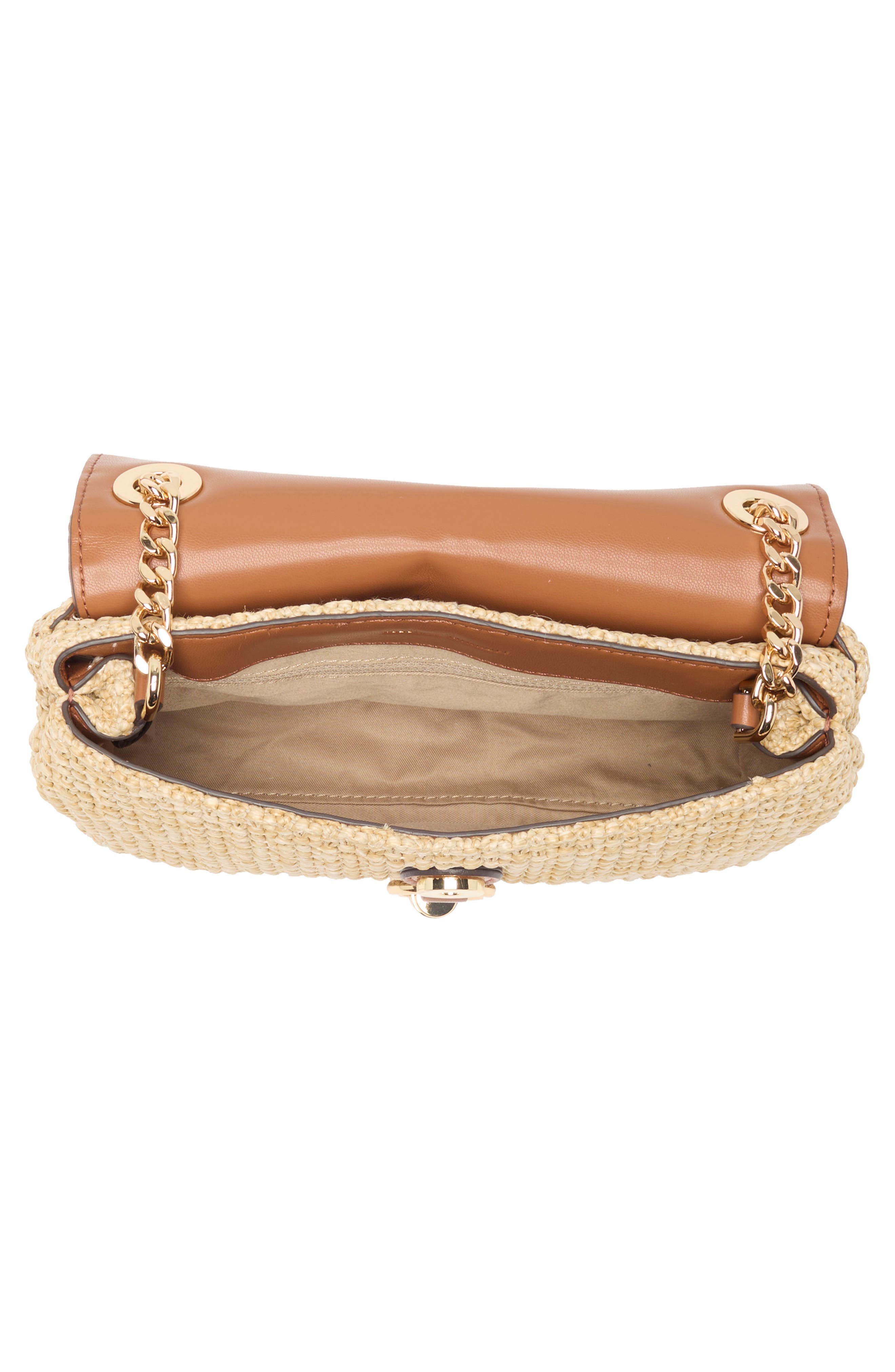 Rebecca Minkoff Edie Straw Crossbody Bag, Alternate, color, 