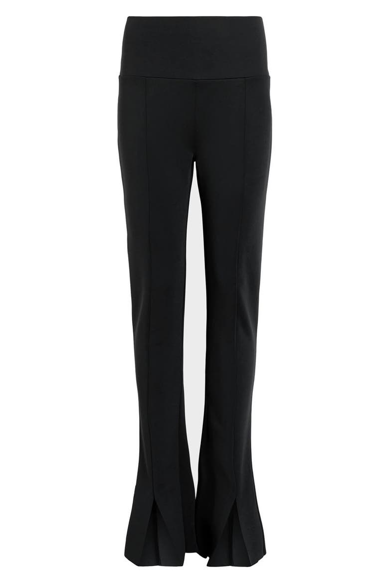 Ryla Slit Hem Flare Cuffs, Alternate, color, BLACK