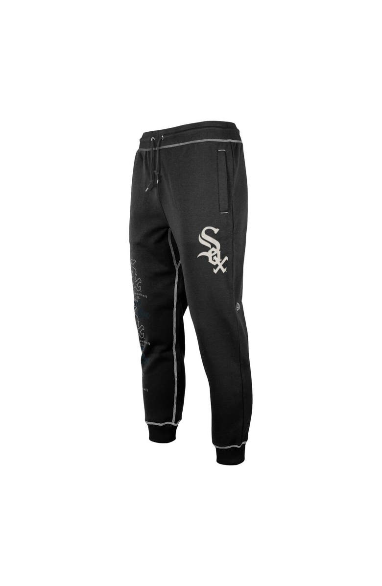 New Era Men's New Era Black Chicago White Sox Team Split Jogger Pants, Alternate, color, Black