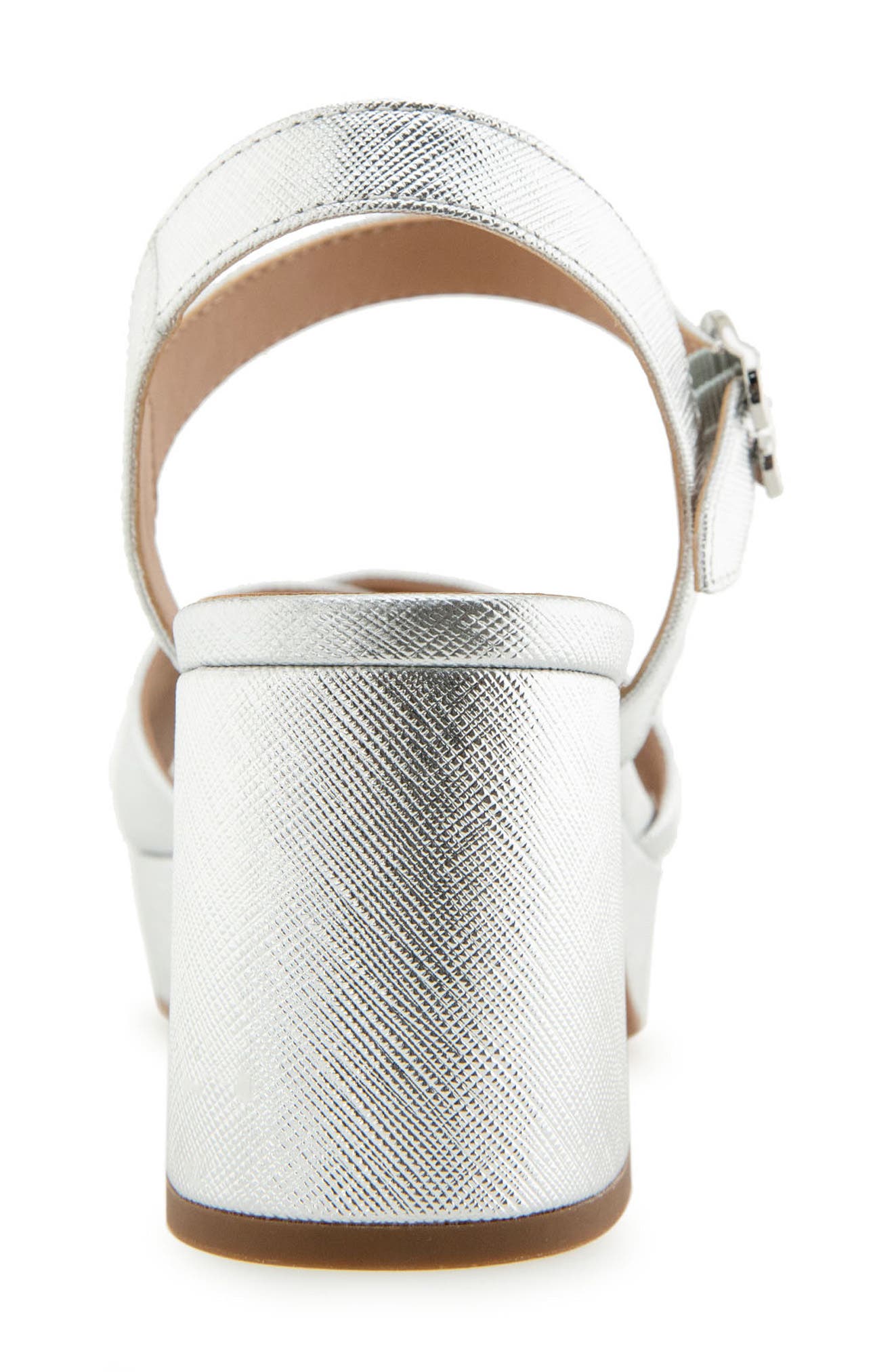 Aerosoles Cosmos Sandal - Wide Width Available, Alternate, color, Silver Metallic Faux Leather