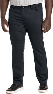 Oak Hill by DXL Big & Tall  Straight Fit 5-Pocket Tech Pants