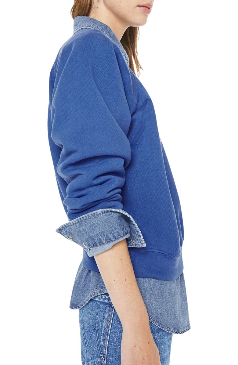 MOTHER The Concert Logo Graphic Sweatshirt, Alternate, color, Petal Power