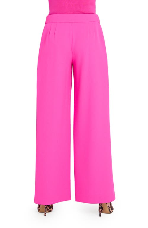 Tahari Asl Wide Leg Pants In Pink