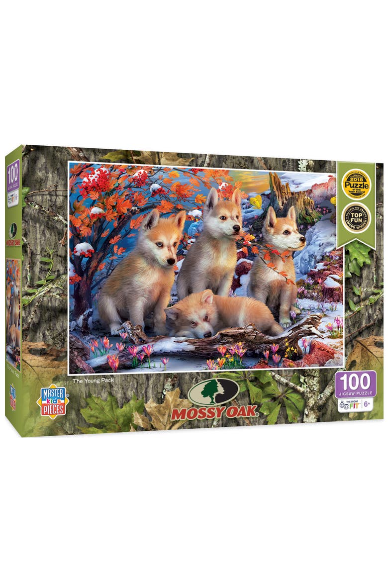 The Young Pack 100 Piece Jigsaw Puzzle, Main, color, Multicolor