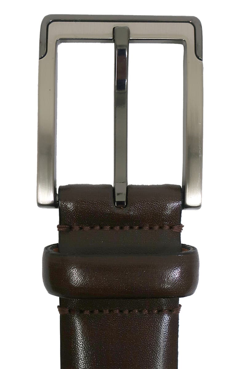 MADE IN ITALY BY BOCONI Leather Belt, Alternate, color, Brown
