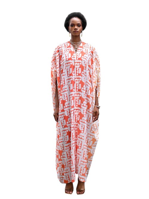 Flaunt Archive Mila Gradient Caftan In Multi