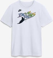 Nike Men's Nike White Tampa Bay Rays Cooperstown Collection Wordmark T-Shirt