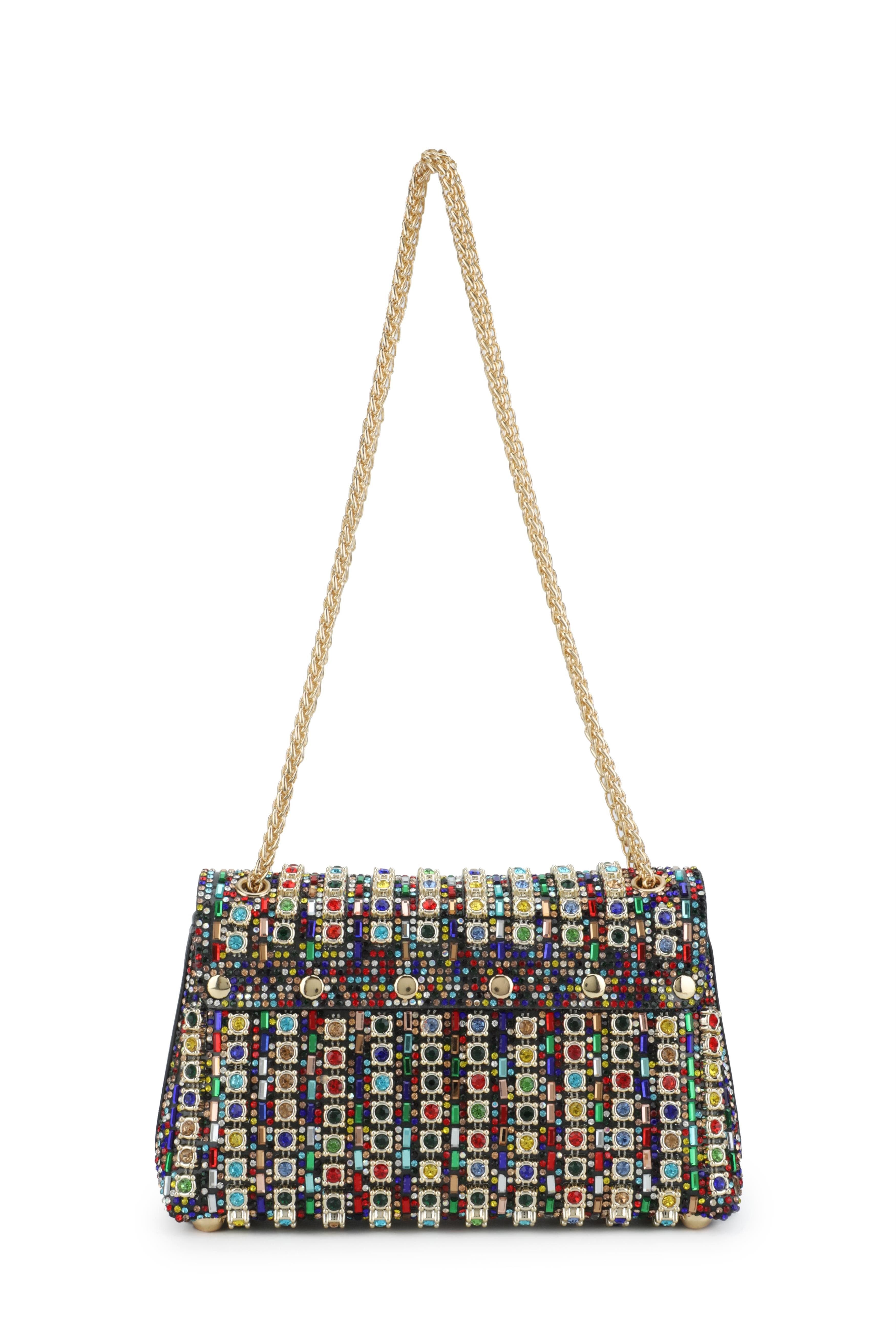 Lauren Lorraine Celine Clutch, Alternate, color, Multi