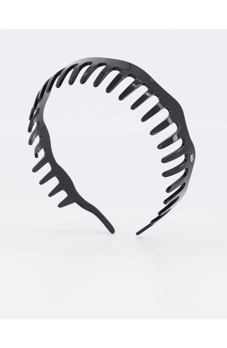 Alexandre de Paris Miromesnil Comb Acetate Headband, Alternate, color, Black