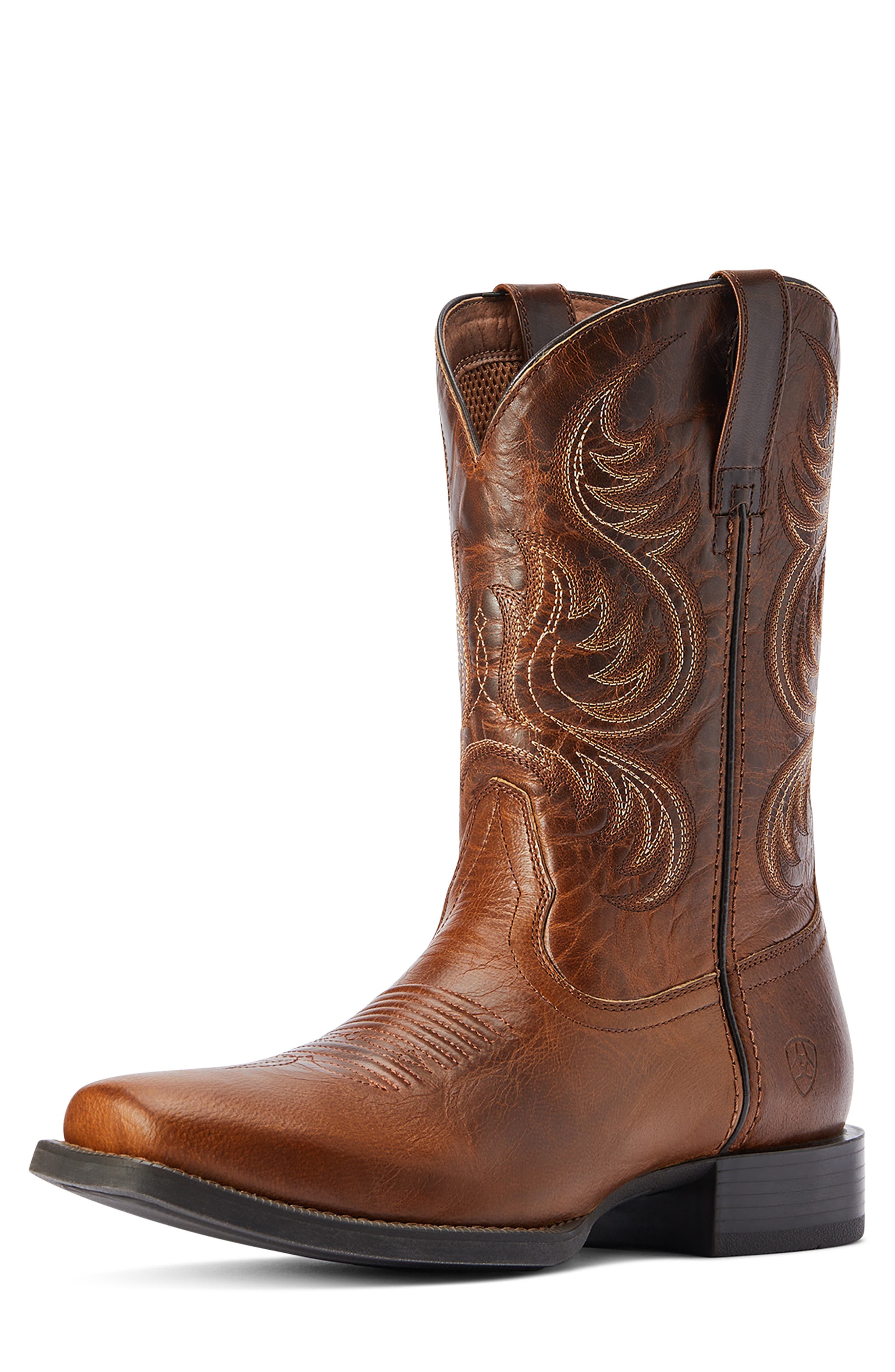 Ariat Sport Boss Man Western Boot, Alternate, color, Rich Cognac