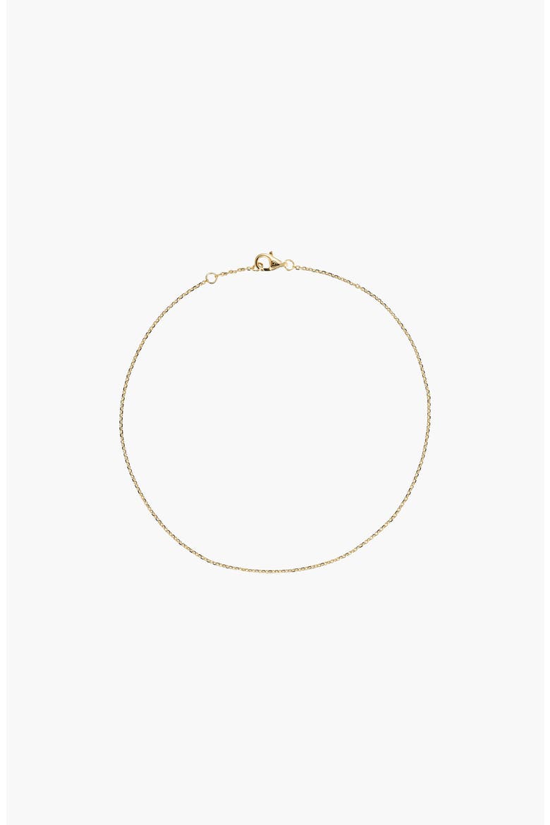 Chain Anklet, Main, color, Yellow Gold