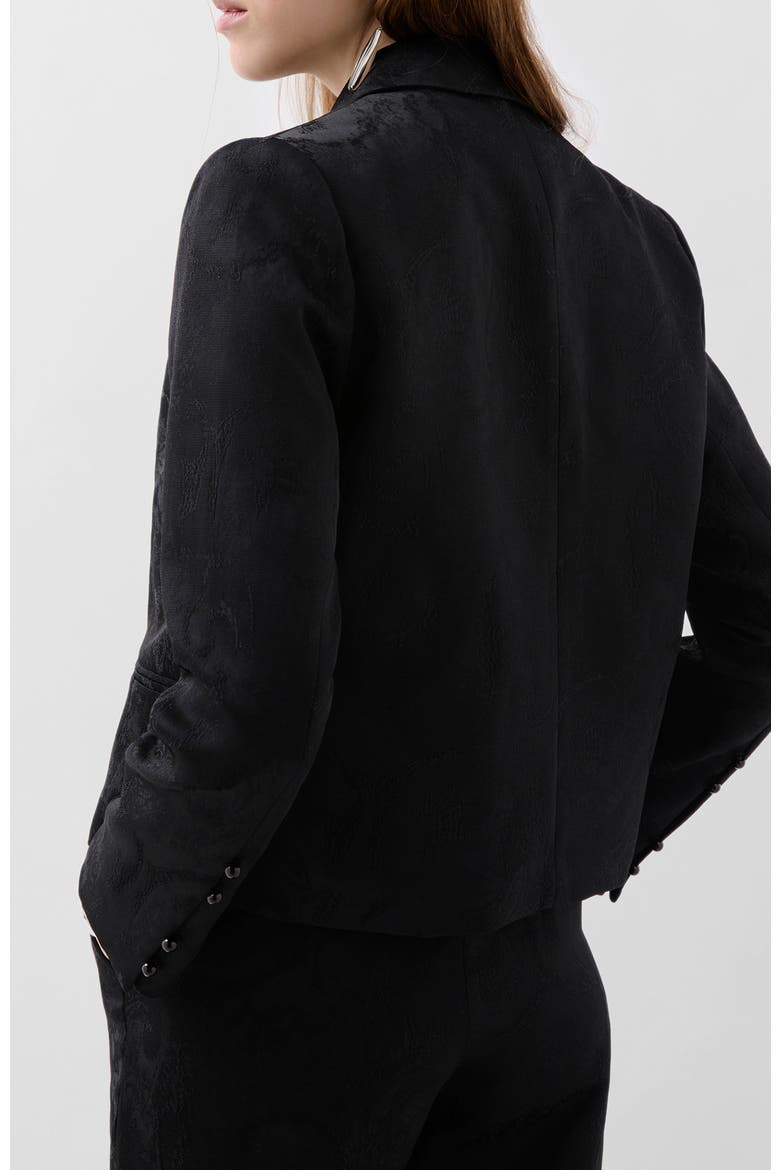 Jac Asian Blazer, Alternate, color, Black