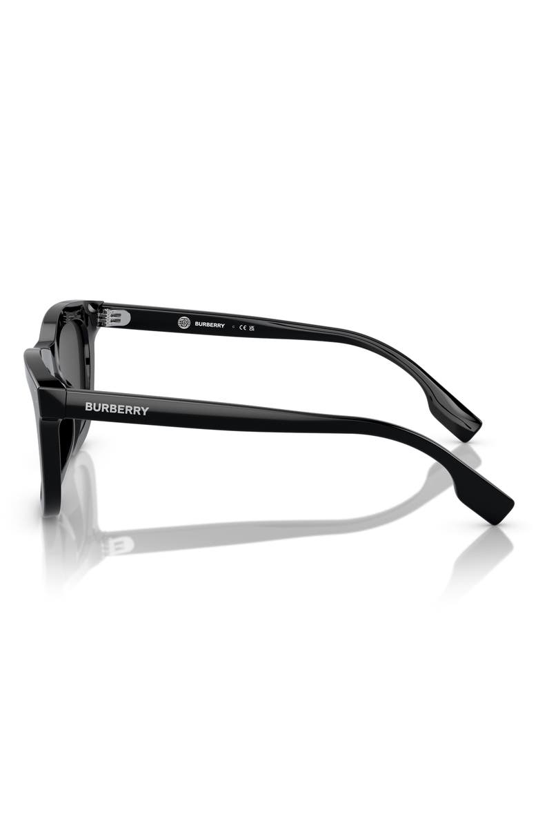 Burberry Kids' 46mm Pillow Sunglasses, Alternate, color, Black / Dark Grey