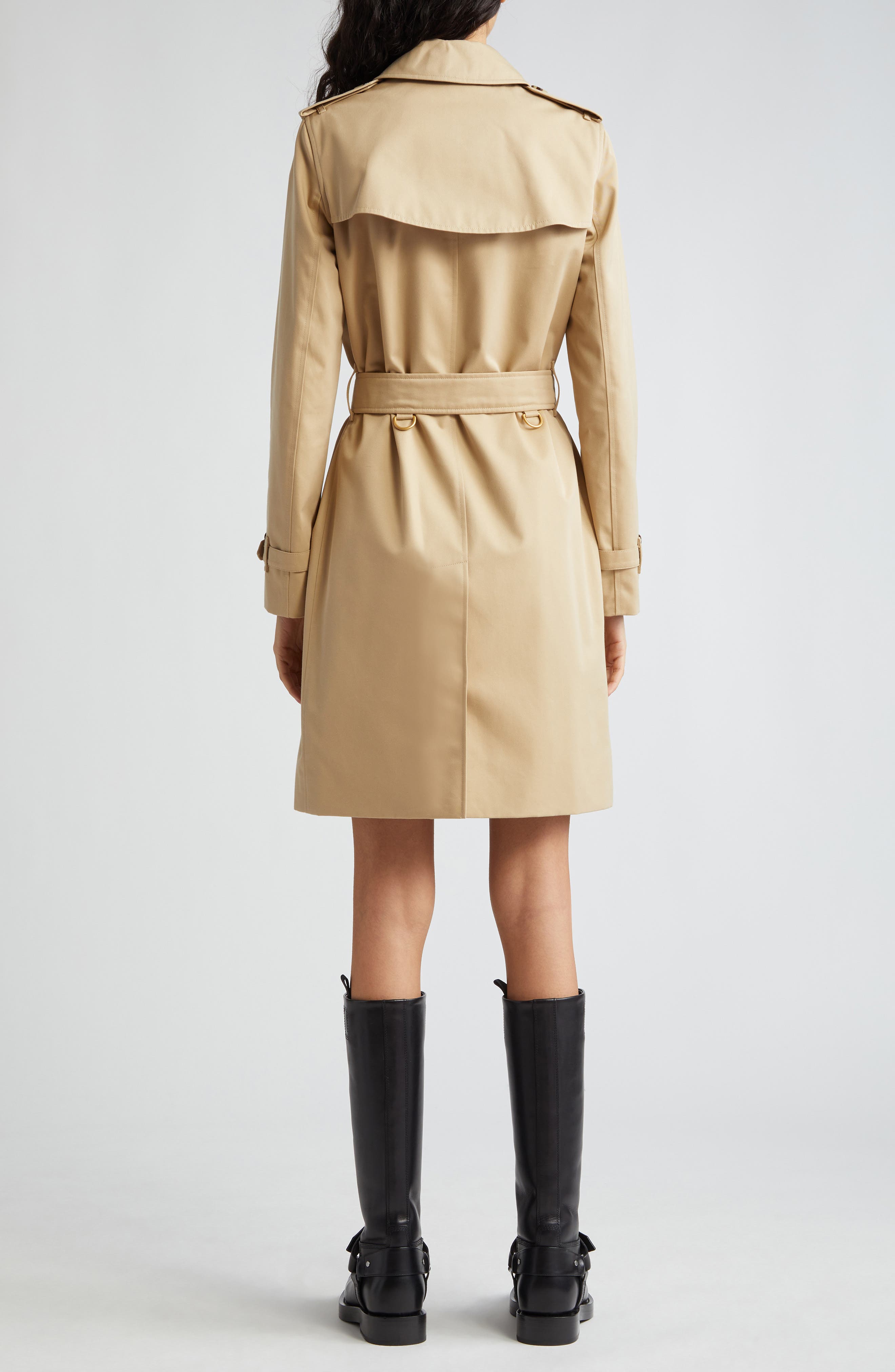 Burberry Kensington Water Resistant Gabardine Trench Coat — фото 2