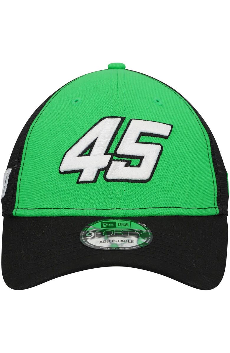 New Era Men's New Era Green/Black Tyler Reddick A-Frame 9FORTY Trucker Snapback Hat, Alternate, color,