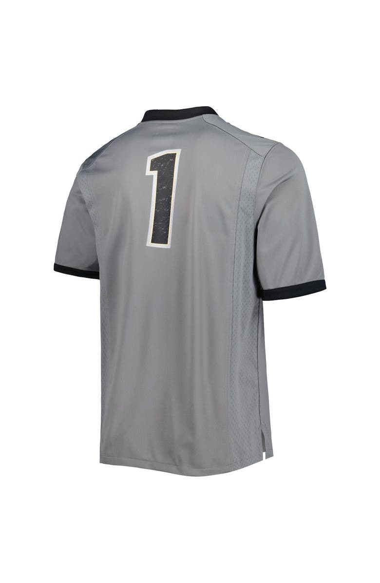 Nike Men's Nike Silver Colorado Buffaloes #1 Untouchable Replica Football Jersey, Alternate, color, 