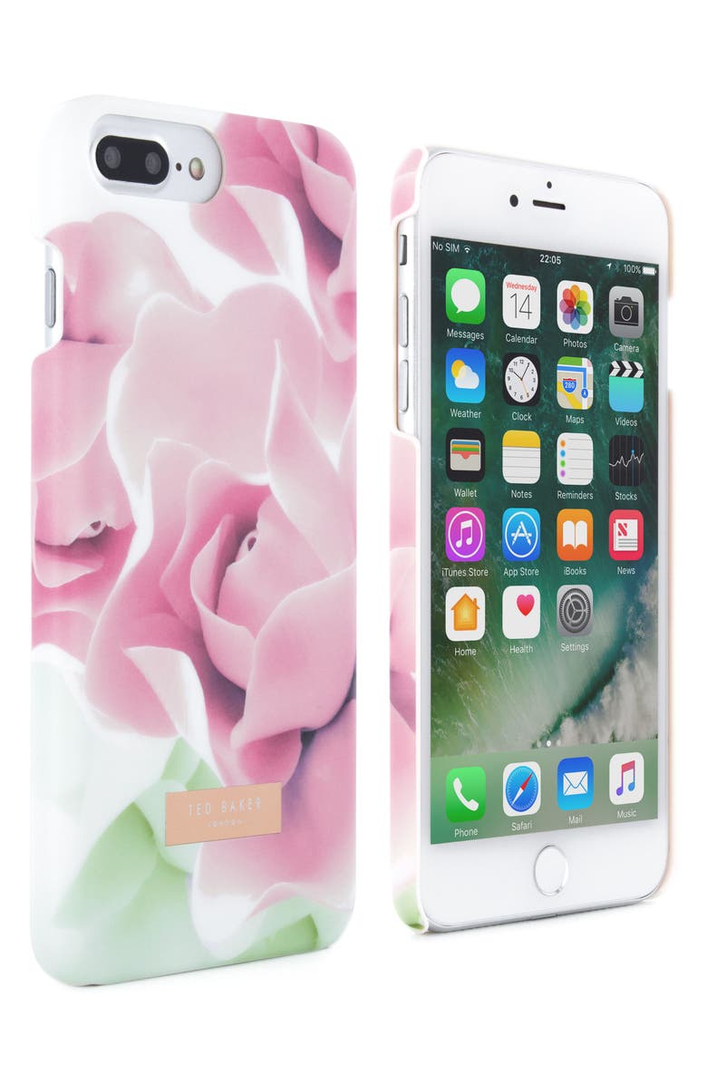 Ted Baker London Anotei Rose iPhone 6/6s/7/8 & 6/6s/7/8 Plus Case, Alternate, color, 