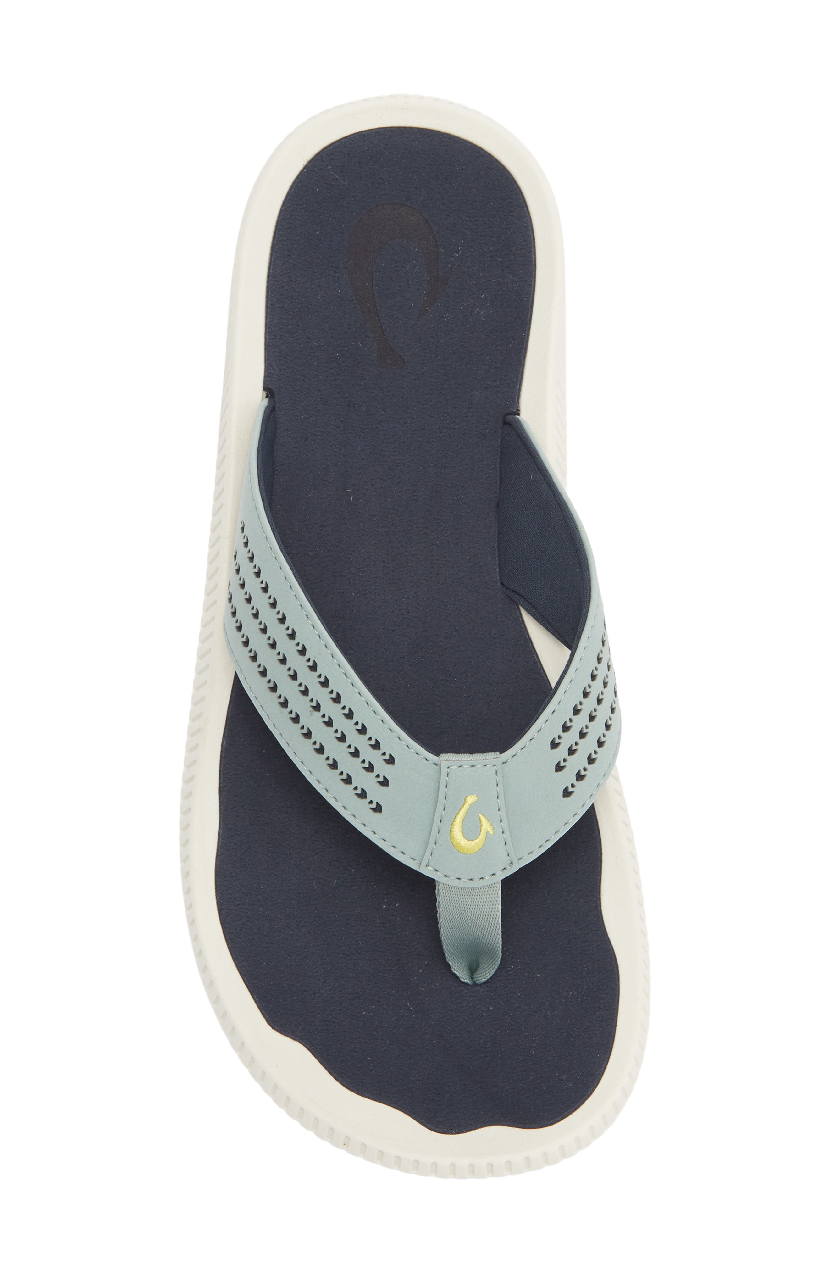 Ulele Flip Flop, Alternate, color, SEAGREEN / TRENCH BLUE