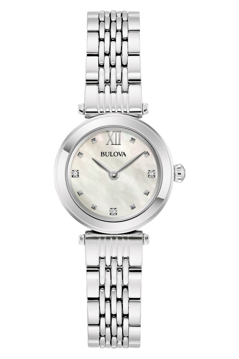 Bracelet Watch, Main, color, SILVER