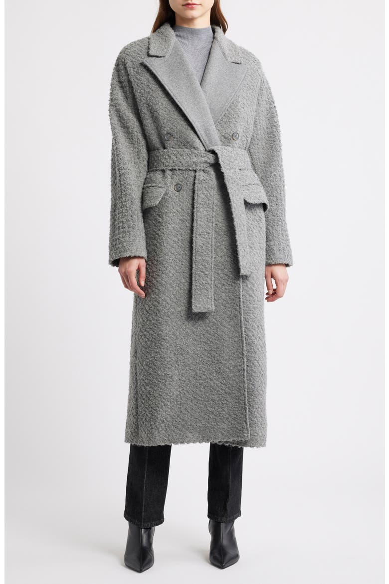 Capady Belted Coat, Main, color, PEBBLE MELANGE