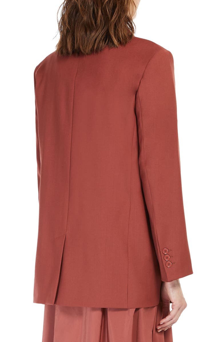 Weekend Max Mara Veber Single Breasted Virgin Wool Blazer, Alternate, color, 