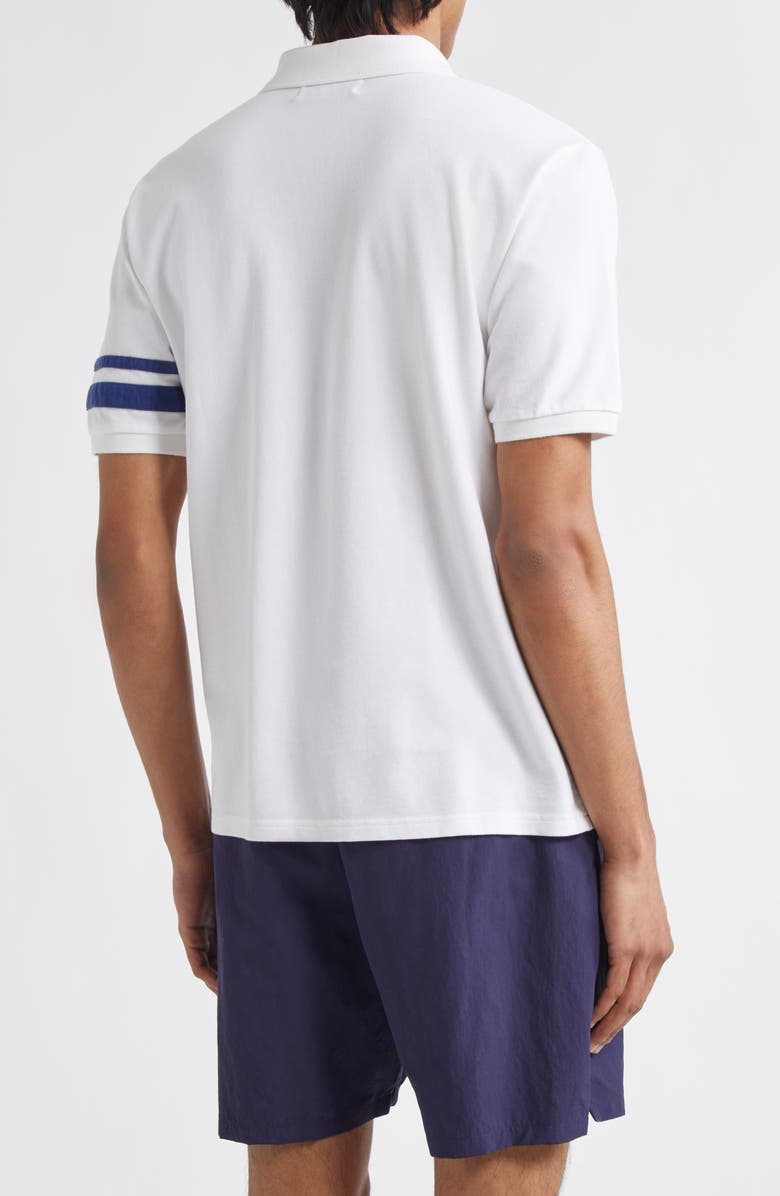 PALMES Global Cotton Piqué Polo, Alternate, color, White