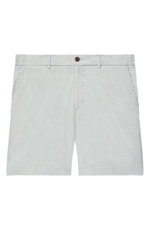 Theory Curtis Slim Fit Internal Drawstring Shorts In Light Green
