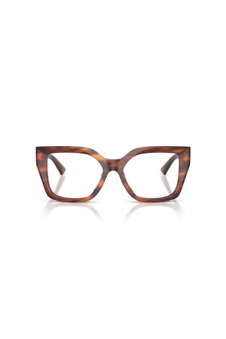 53mm Square optical glasses, Alternate, color, Tortoise