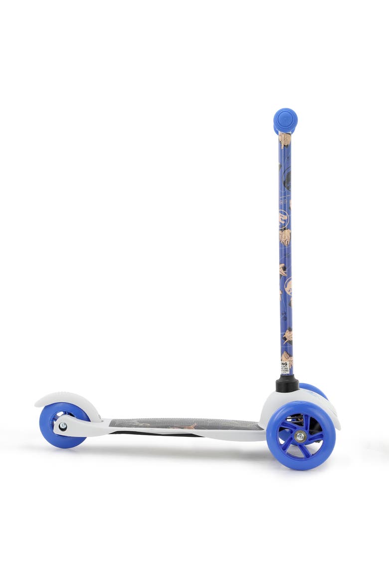 Jurassic World 3 Wheel Tilt and Turn Scooter, Alternate, color, Blue