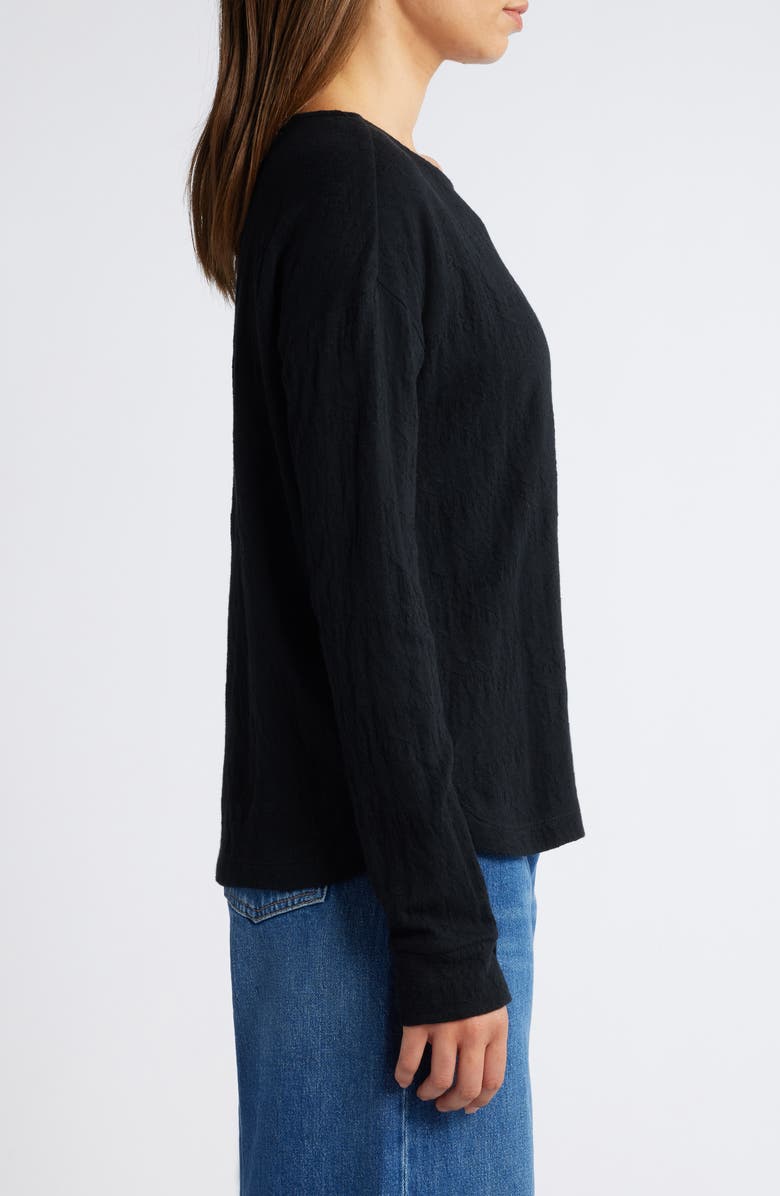 NIC+ZOE Relaxed Fit Cotton Jacquard T-Shirt, Alternate, color,