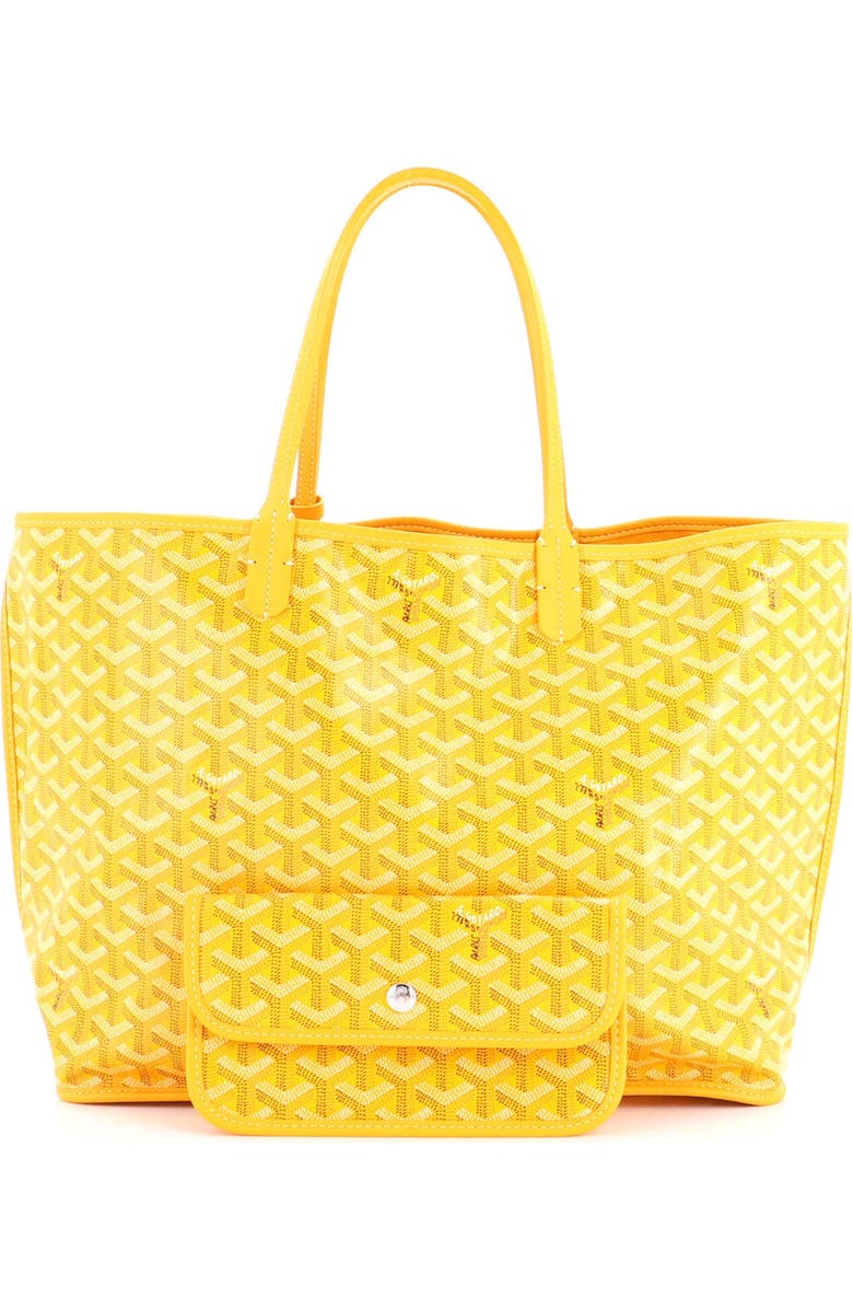 Pre-Owned Goyard Anjou Reversible Tote Coated Canvas PM, Alternate, color, Yellow