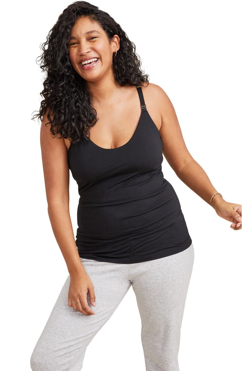 HATCH Collection The Nursing Tank, Main, color, Black