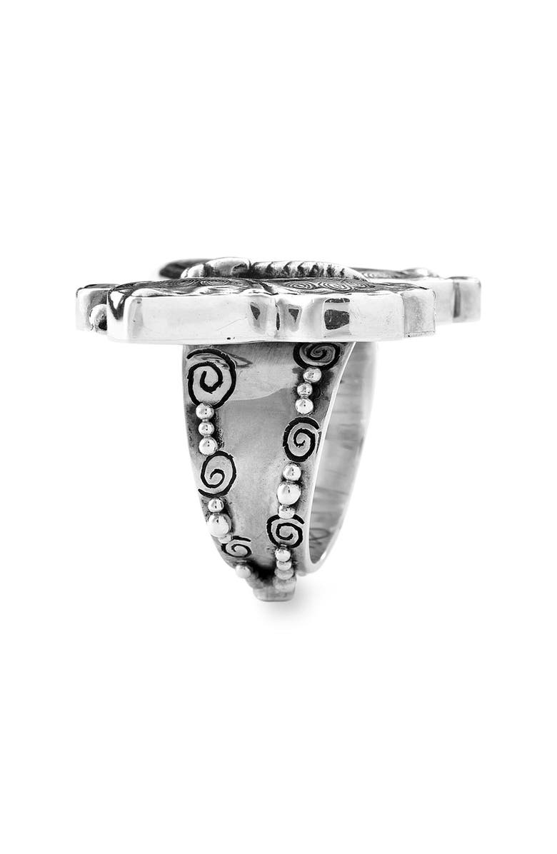 Mars and Valentine 'Peacock Nectar' Ring, Alternate, color,