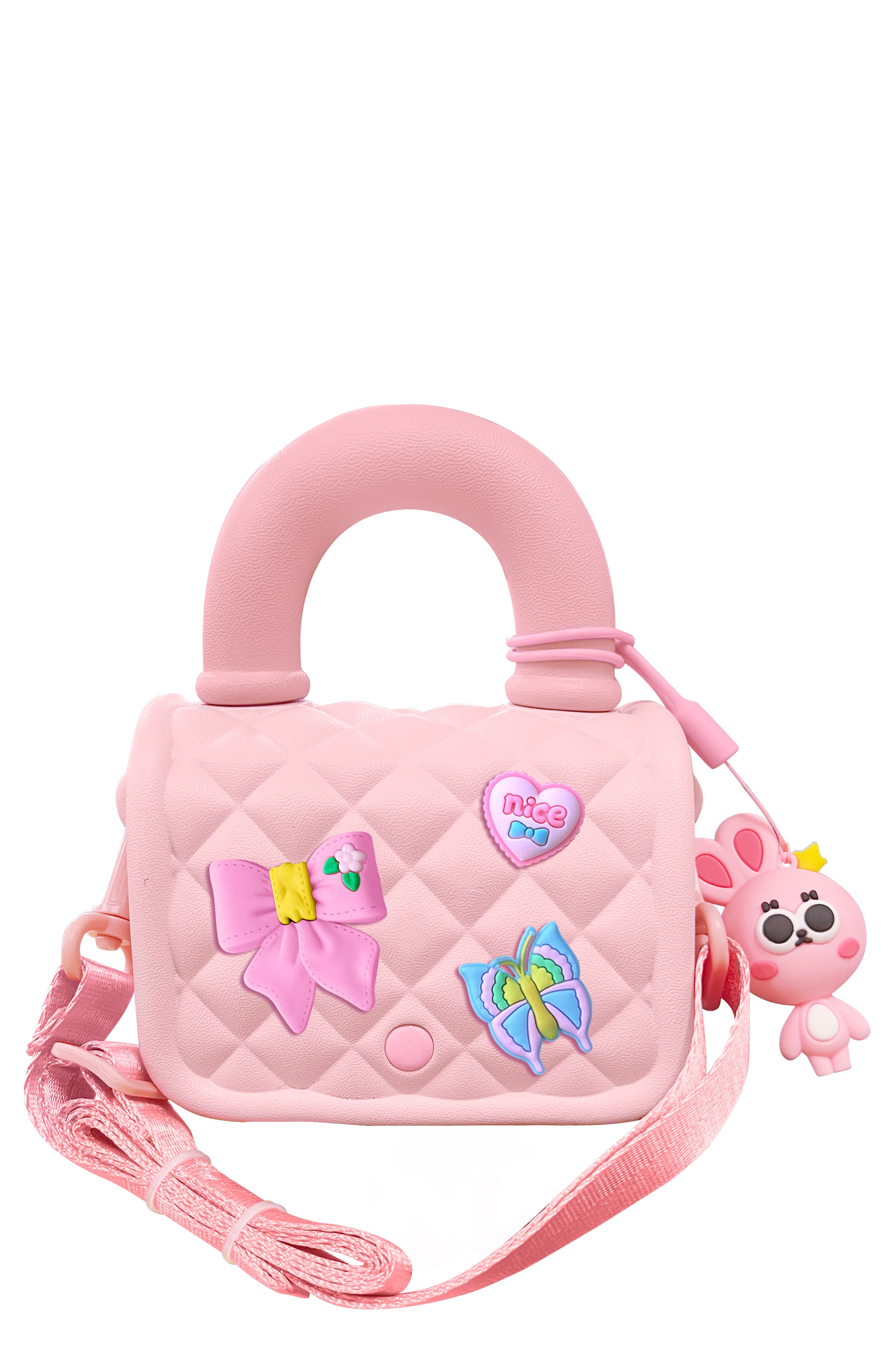 HOT FOCUS Kids' Good Day Mini Charm Crossbody Bag, Main, color, 