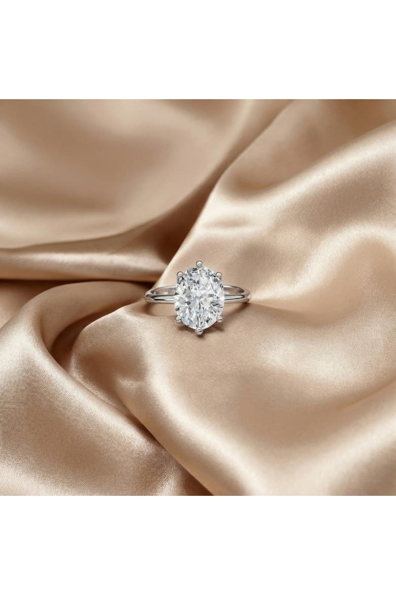 Certified 1 1/2Ct Lotus Solitaire Diamond Engagement Ring 14k Gold Lab Grown, Alternate, color, 14k Yellow Gold