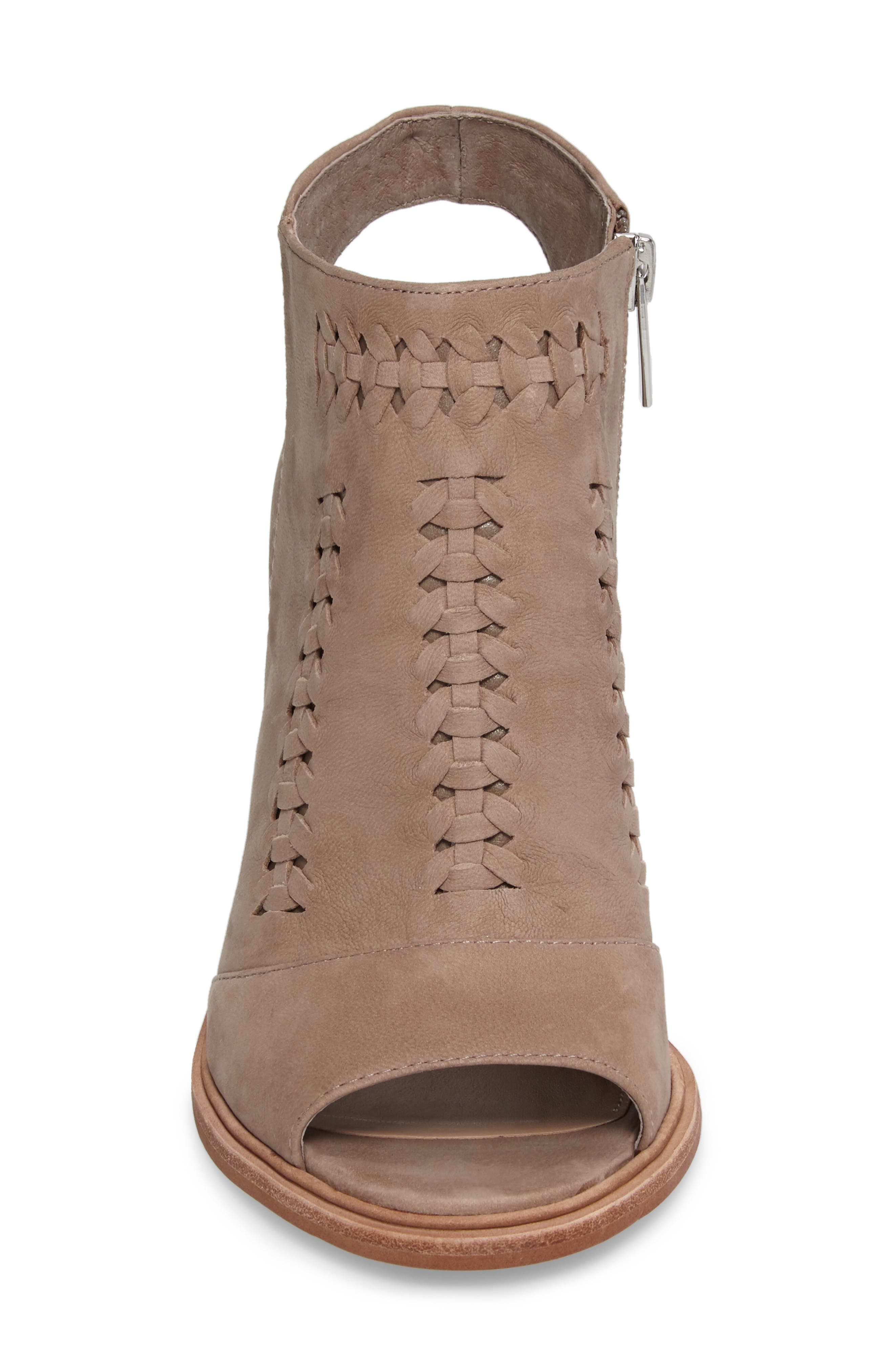 Katri Woven Bootie (Nordstrom Exclusive), Alternate, color, SMOKE SHOW LEATHER