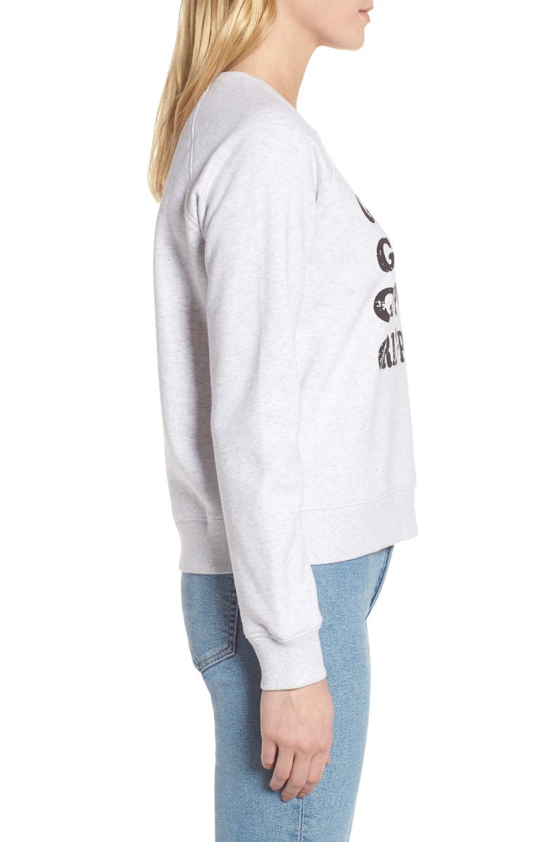 Rebecca Minkoff Girl Power Sweatshirt, Alternate, color,