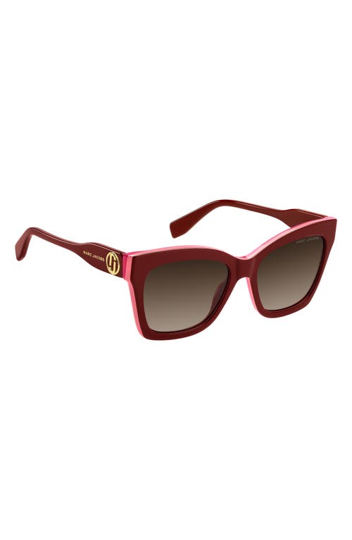 Marc Jacobs 54mm Cat Eye Sunglasses In Red