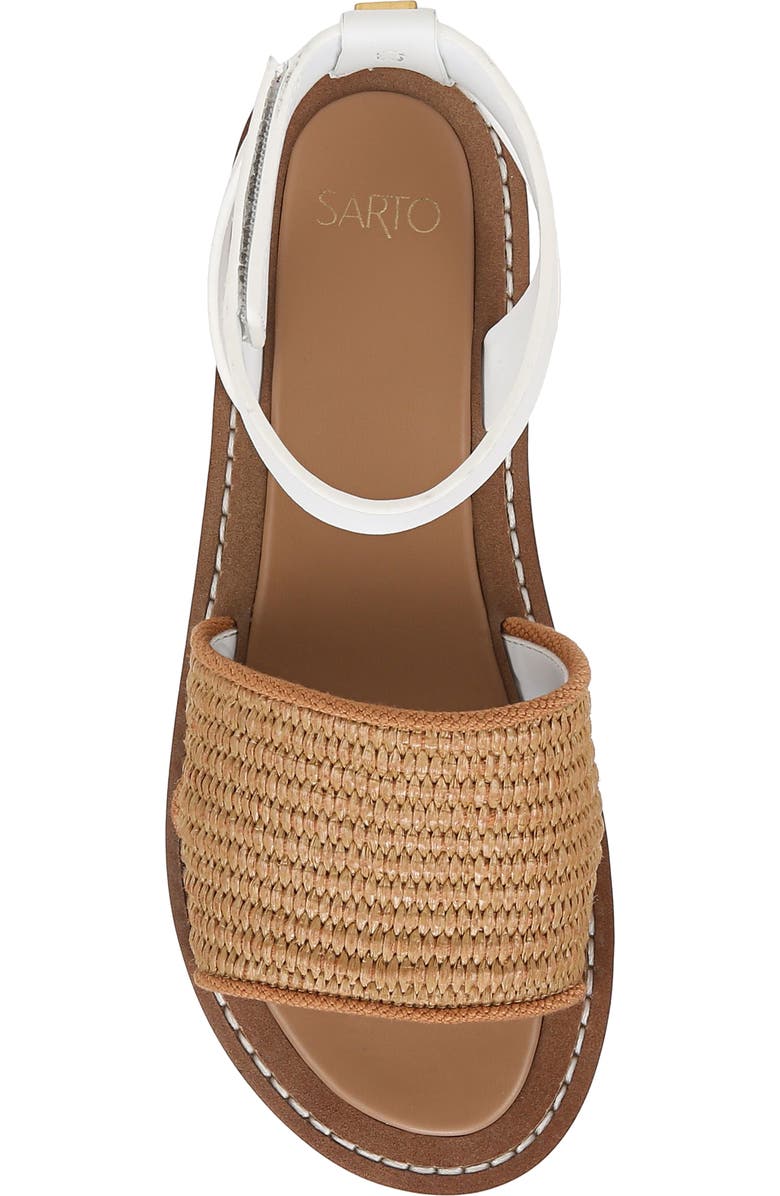 SARTO by Franco Sarto Rosa Ankle Strap Sandal, Alternate, color, Tan
