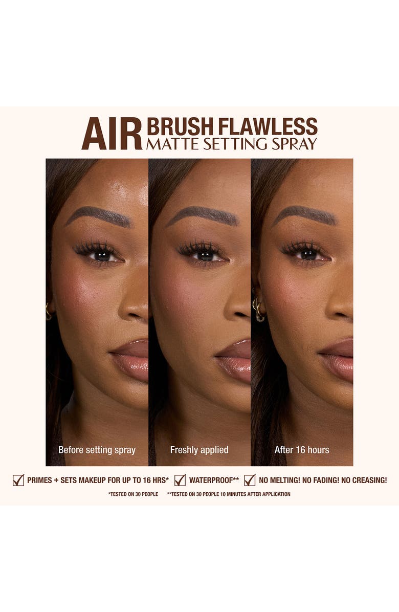 Charlotte Tilbury Airbrush Flawless Finish Setting Spray Matte, Alternate, color,