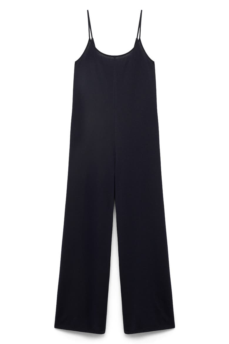 Sleeveless Wide Leg Jumpsuit, Alternate, color, DARK NAVY