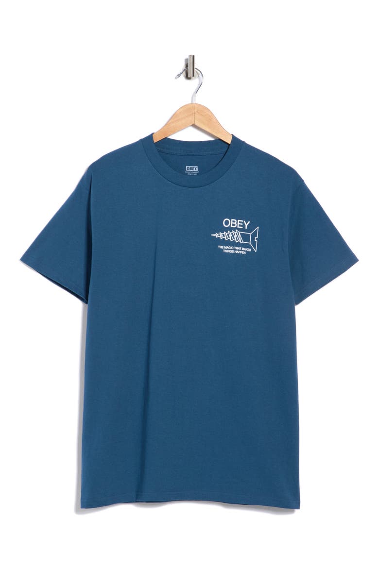 Magic Graphic T-Shirt, Alternate, color, HARBOR BLUE