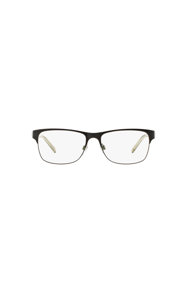 Burberry 55mm Rectangle optical glasses, Alternate, color, Black