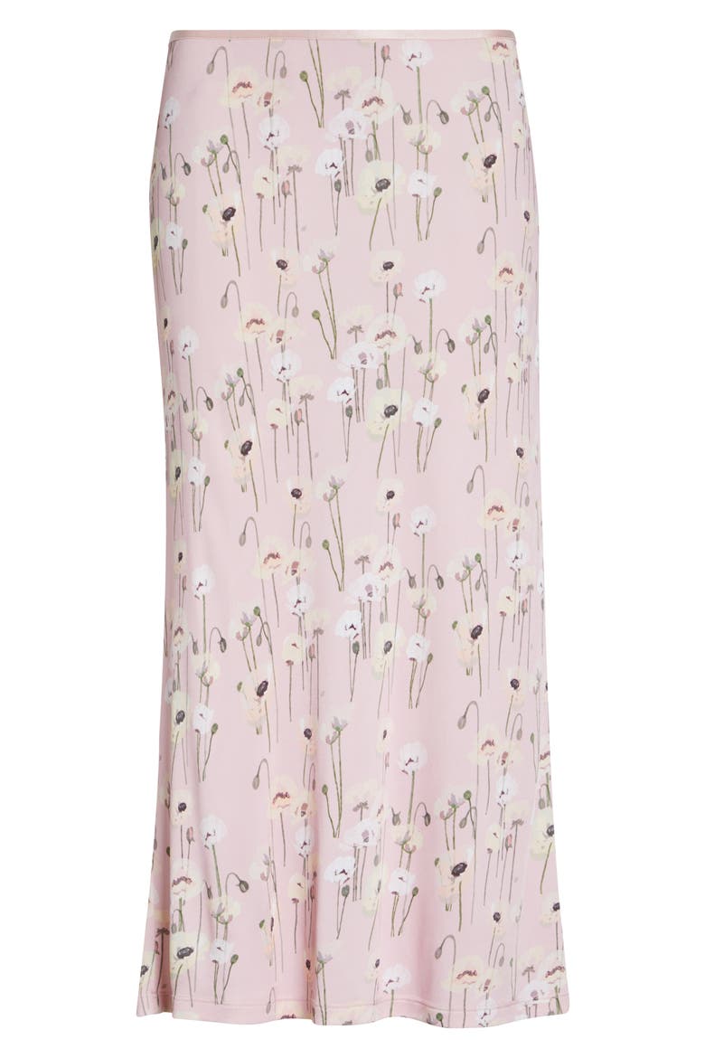 Robbie Floral Midi Skirt, Alternate, color, SMALLER POPPIES
