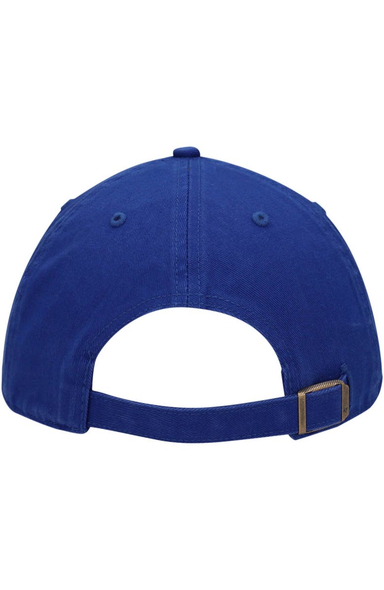 '47 Men's '47 Royal Brooklyn Dodgers Logo Cooperstown Collection Clean Up Adjustable Hat, Alternate, color, Royal